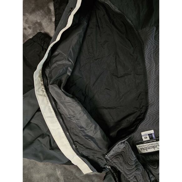 Columbia Sportswear Women’s Interchange Jacket Medium Gray Black Hooded Coat - Picture 5 of 7